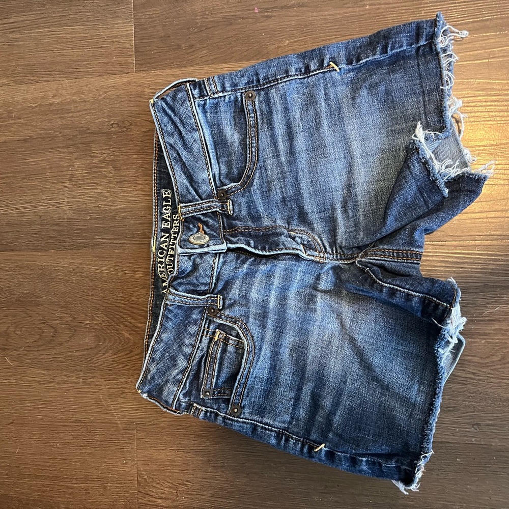 American Eagle Outfitters Dark Wash Jean Shorts